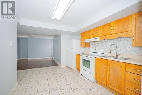 Lower - 18 Rockway Court S, Hamilton, ON - Indoor Photo Showing Kitchen With Double Sink