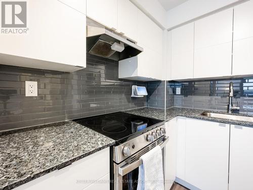 413 - 120 Varna Drive, Toronto, ON - Indoor Photo Showing Kitchen With Upgraded Kitchen