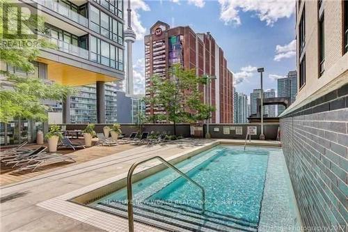 511 - 8 Charlotte Street, Toronto, ON - Outdoor With In Ground Pool With Balcony