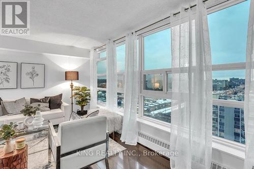 1412 - 3380 Eglinton Avenue E, Toronto, ON - Indoor Photo Showing Living Room