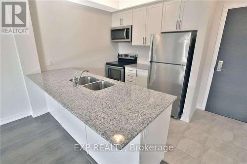 212 - 2388 Khalsa Gate, Oakville, ON - Indoor Photo Showing Kitchen With Stainless Steel Kitchen With Double Sink With Upgraded Kitchen