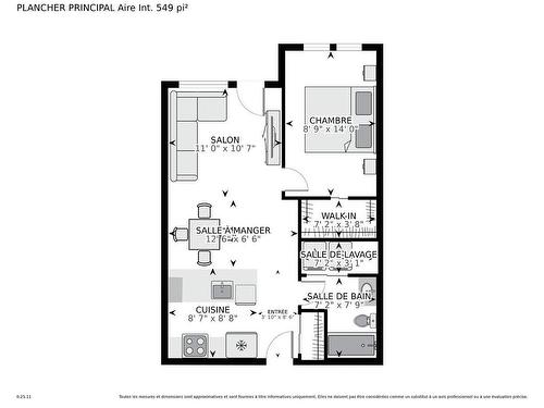 Plan (croquis) - 215-2700 Rue De Rouen, Montréal (Ville-Marie), QC - Other