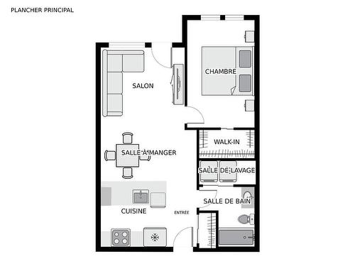 Plan (croquis) - 215-2700 Rue De Rouen, Montréal (Ville-Marie), QC - Other