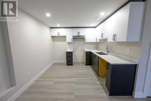 13013 104B Street, Grande Prairie, AB - Indoor Photo Showing Kitchen With Double Sink