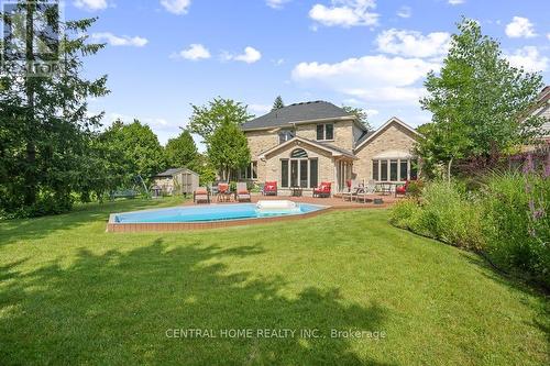 1312 Corley Drive North Drive E, London, ON - Outdoor With In Ground Pool With Backyard