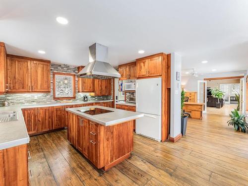 Cuisine - 191 Ch. Frizzle, Lac-Brome, QC - Indoor Photo Showing Kitchen With Double Sink