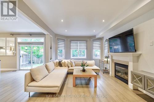 177 Farrington Cross, Milton, ON - Indoor Photo Showing Living Room With Fireplace