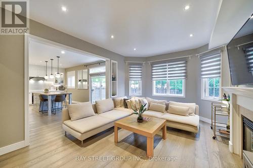 177 Farrington Cross, Milton, ON - Indoor Photo Showing Living Room With Fireplace