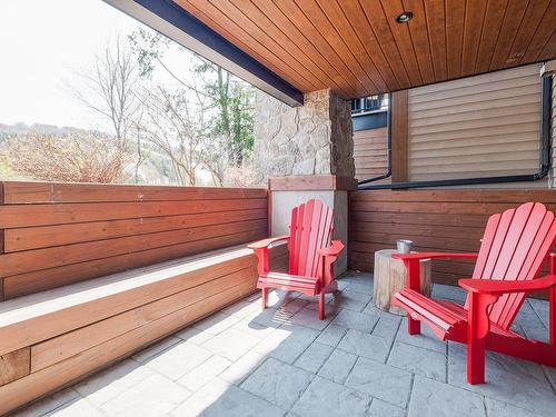 Patio - 103-310 Ch. Louis-Dufour, Saint-Sauveur, QC - Outdoor With Deck Patio Veranda With Exterior