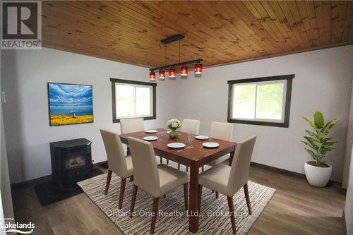 1752 Southwood Road, Gravenhurst (Morrison), ON - Indoor Photo Showing Dining Room