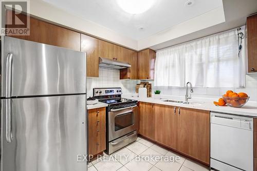 48 - 3648 Kingston Road, Toronto, ON - Indoor Photo Showing Kitchen With Double Sink