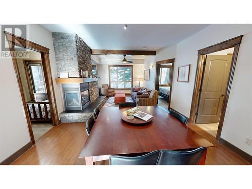 7495 Columbia Avenue Unit# 1101, Radium Hot Springs, BC - Indoor With Fireplace