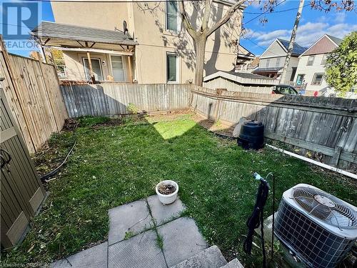 View of yard featuring central air condition unit - 21 Minto Avenue, Hamilton, ON - Outdoor