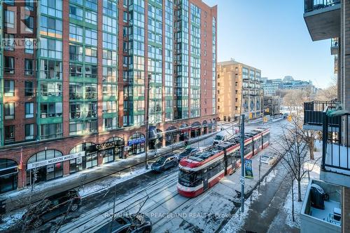 406 - 800 King Street W, Toronto, ON - Outdoor With Balcony With Facade