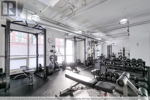 406 - 800 King Street W, Toronto, ON - Indoor Photo Showing Gym Room