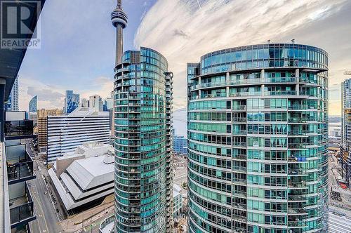 2305 - 352 Front Street, Toronto, ON - Outdoor With Balcony With Facade