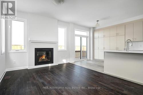 393 Establish Avenue, Ottawa, ON - Indoor Photo Showing Living Room With Fireplace