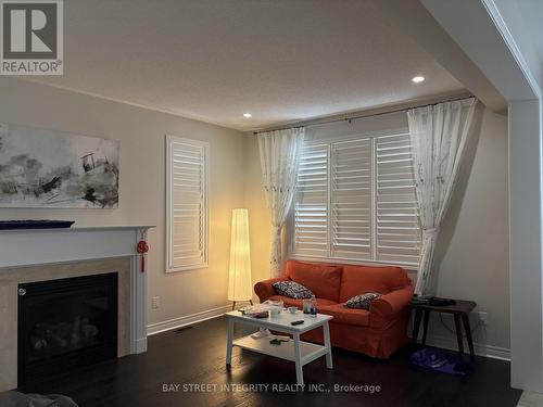 Pre Brm - 12 Corduroy Road, Markham, ON - Indoor Photo Showing Living Room With Fireplace