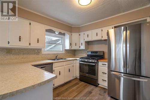 3 Babbitt Street, Wallaceburg, ON - Indoor Photo Showing Kitchen With Double Sink