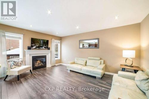 648 Marks Street, Milton, ON - Indoor Photo Showing Living Room With Fireplace