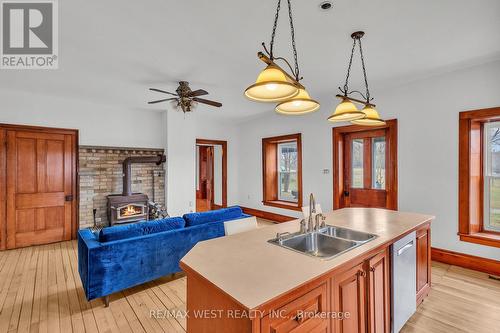 1802 Regional Rd 97 Road, Cambridge, ON - Indoor Photo Showing Other Room With Fireplace