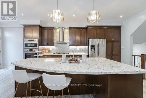 389 Etheridge Avenue, Milton, ON - Indoor Photo Showing Kitchen With Stainless Steel Kitchen With Upgraded Kitchen