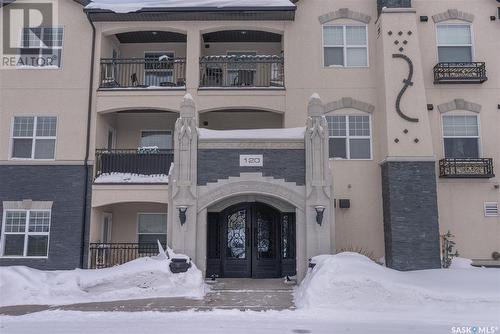 313 120 Phelps Way, Saskatoon, SK - Outdoor With Balcony With Facade