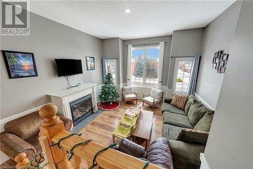 65 Banffshire Street, Kitchener, ON - Indoor Photo Showing Living Room With Fireplace