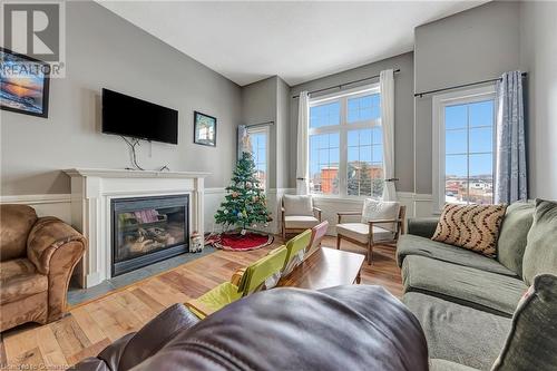 65 Banffshire Street, Kitchener, ON - Indoor Photo Showing Living Room With Fireplace