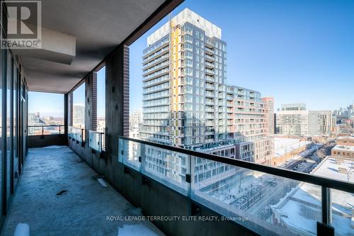 923 - 270 Dufferin Street, Toronto, ON - Outdoor With Balcony