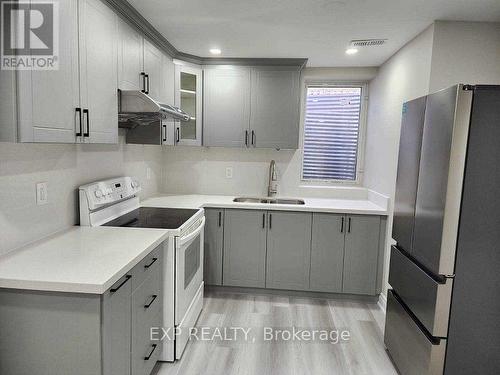 Lower - 16 Cedarwood Crescent, Brampton, ON - Indoor Photo Showing Kitchen With Double Sink