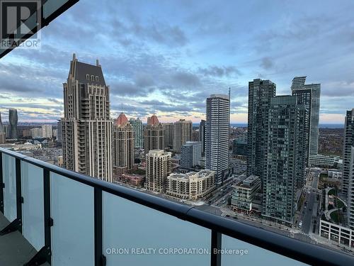 3007 - 4130 Parkside Village Drive, Mississauga, ON - Outdoor With Balcony With View