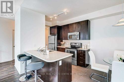 2106 - 339 Rathburn Road W, Mississauga, ON - Indoor Photo Showing Kitchen With Stainless Steel Kitchen With Double Sink