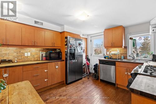 32 Castleton Avenue, Toronto, ON - Indoor Photo Showing Kitchen With Double Sink