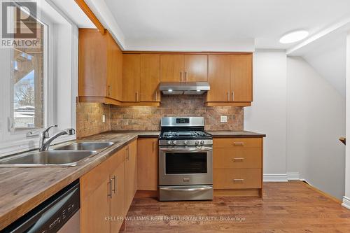 32 Castleton Avenue, Toronto, ON - Indoor Photo Showing Kitchen With Double Sink