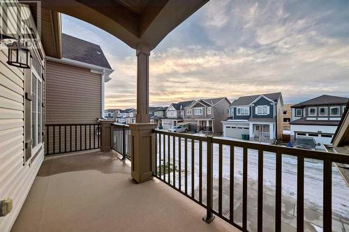 2007 Windbury Crescent Sw, Airdrie, AB - Outdoor With Balcony With Exterior