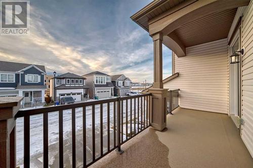 2007 Windbury Crescent Sw, Airdrie, AB - Outdoor With Balcony With Exterior