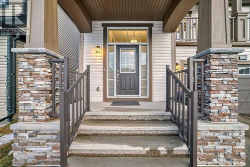 Front Door - 2007 Windbury Crescent Sw, Airdrie, AB - Outdoor