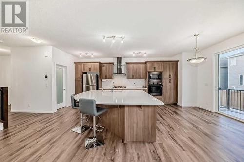 2007 Windbury Crescent Sw, Airdrie, AB - Indoor Photo Showing Kitchen