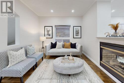 6 Durling Rock Street, Ajax, ON - Indoor Photo Showing Living Room With Fireplace