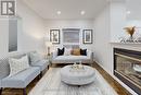 6 Durling Rock Street, Ajax, ON  - Indoor Photo Showing Living Room With Fireplace 