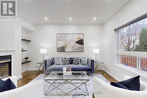 6 Durling Rock Street, Ajax, ON - Indoor Photo Showing Living Room With Fireplace