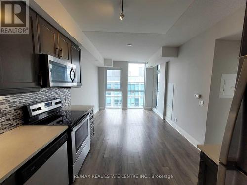 1202 - 17 Zorra Street, Toronto, ON - Indoor Photo Showing Kitchen With Upgraded Kitchen