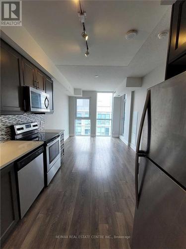 1202 - 17 Zorra Street, Toronto, ON - Indoor Photo Showing Kitchen With Upgraded Kitchen