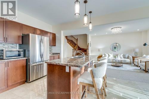 428 Dalgleish Trail, Hamilton, ON - Indoor Photo Showing Kitchen With Double Sink