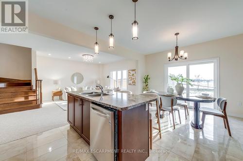 428 Dalgleish Trail, Hamilton, ON - Indoor Photo Showing Kitchen With Double Sink With Upgraded Kitchen