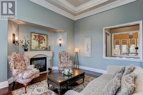 39 Fiorello Court, Vaughan, ON - Indoor Photo Showing Living Room With Fireplace