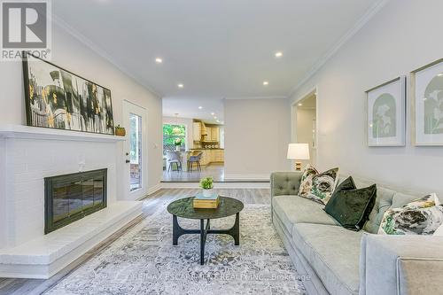 341 Acacia Court, Oakville, ON - Indoor Photo Showing Living Room With Fireplace