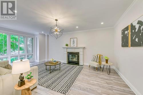 341 Acacia Court, Oakville, ON - Indoor Photo Showing Living Room With Fireplace