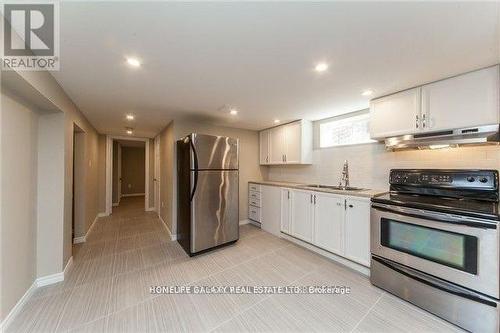 Bsmt - 97 Central Park Boulevard, Oshawa, ON - Indoor Photo Showing Kitchen With Double Sink